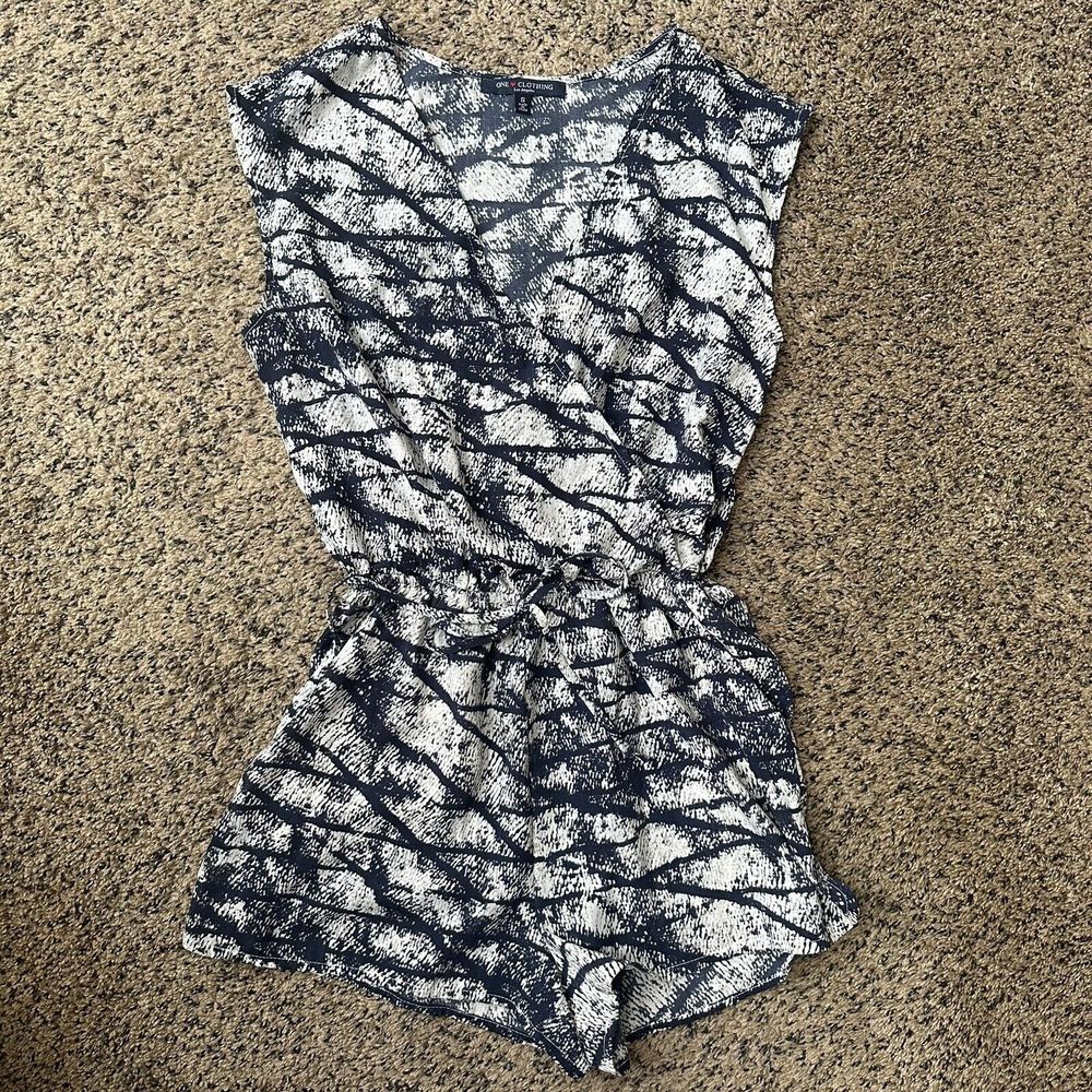 One Clothing Romper, V-Neck, Size S